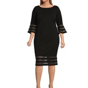 Calvin Klein dress women black size 14 wide